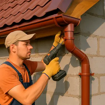 Монтаж водостоков инструкция